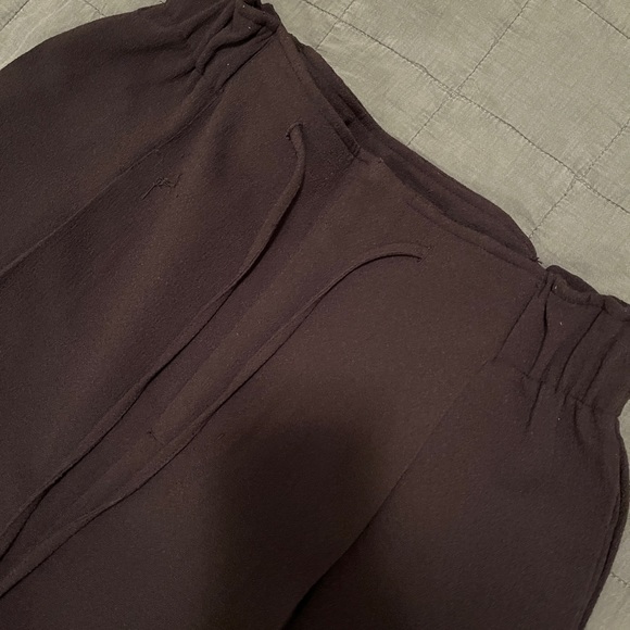 OAK + FORT Black Charcoal Dress Pants with Drawstring - Picture 5 of 8